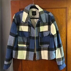 Dynamite Quilted White Jacket